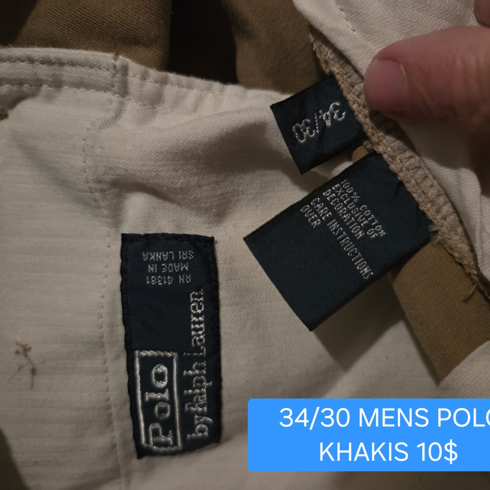 Polo by Ralph Lauren Cream Chinos